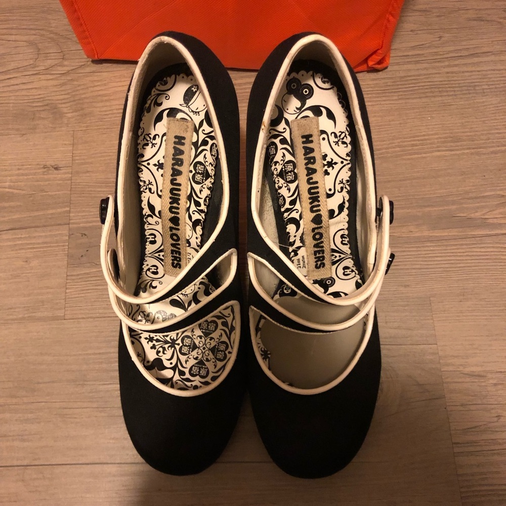 🚨FINAL SALE🚨 Harajuku Lovers Black & White Heels